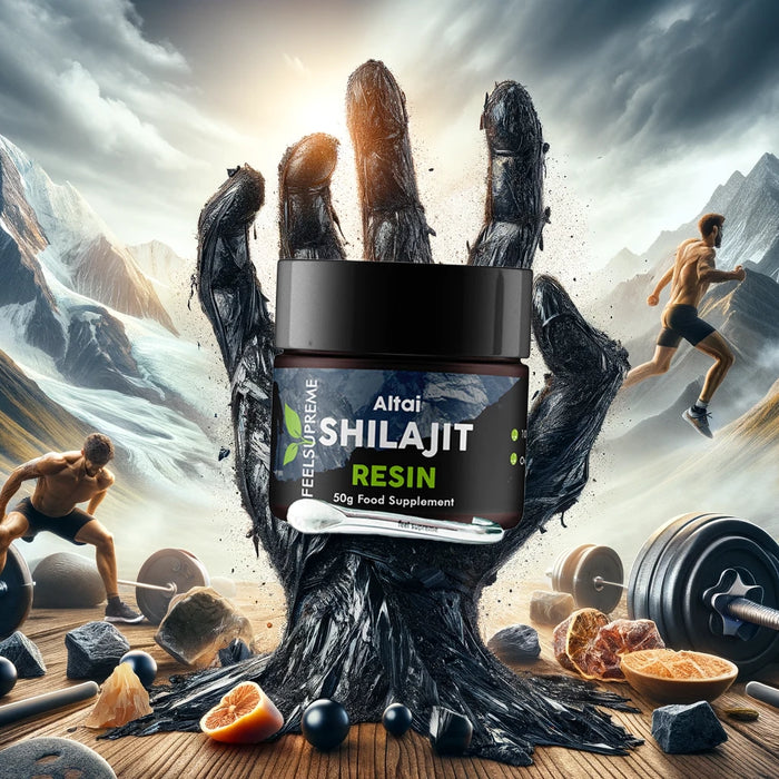 eel Supreme Altai Shilajit Resin 50g for Enhanced Sports Nutrition at MYSUPPLEMENTSHOP