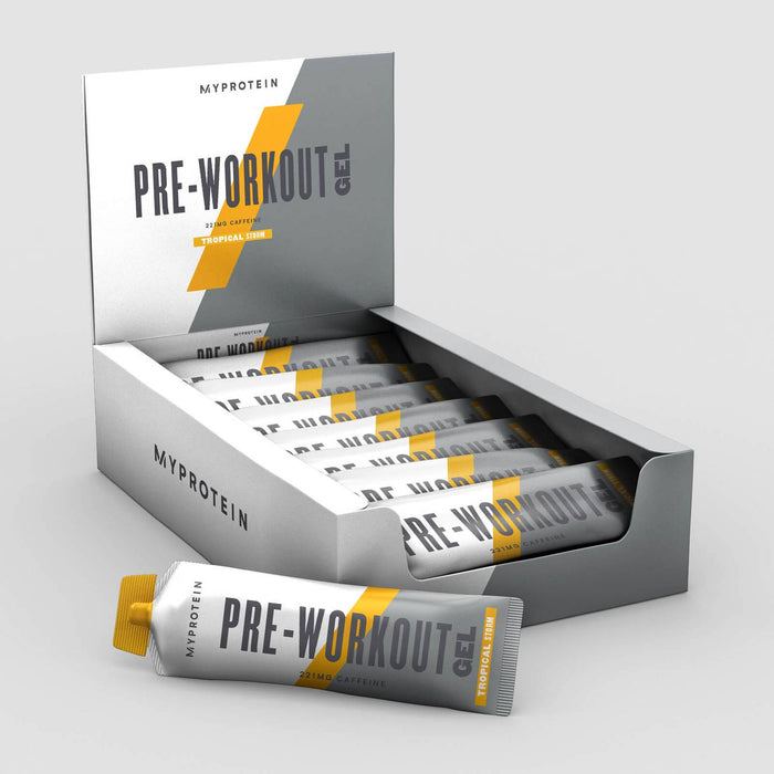 MyProtein Pre Workout Gel 12x50g - Tropical Storm - Pre Workout Energy at MySupplementShop by MyProtein