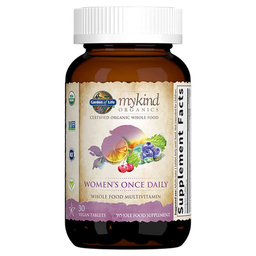 Garden of Life Mykind Organics Women's Once Daily - 60 vegan tabs - Vitamins & Minerals at MySupplementShop by Garden of Life