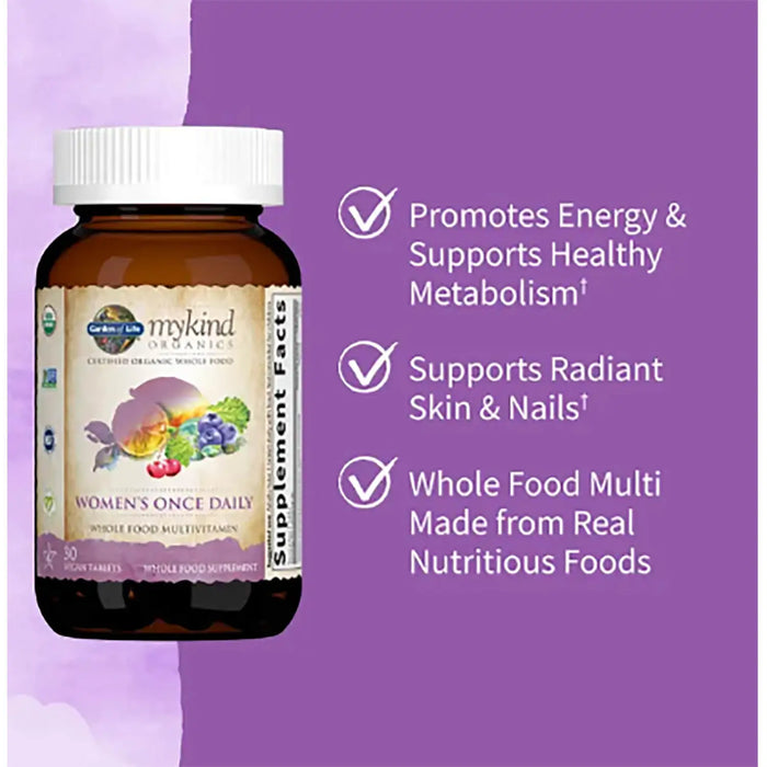 Garden of Life Mykind Organics Women's Multi - 60 vegan tabs - Vitamins & Minerals at MySupplementShop by Garden of Life