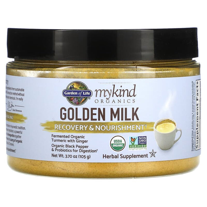 Garden of Life Mykind Organics Golden Milk 105g 30 Servings - Health and Wellbeing at MySupplementShop by Garden of Life