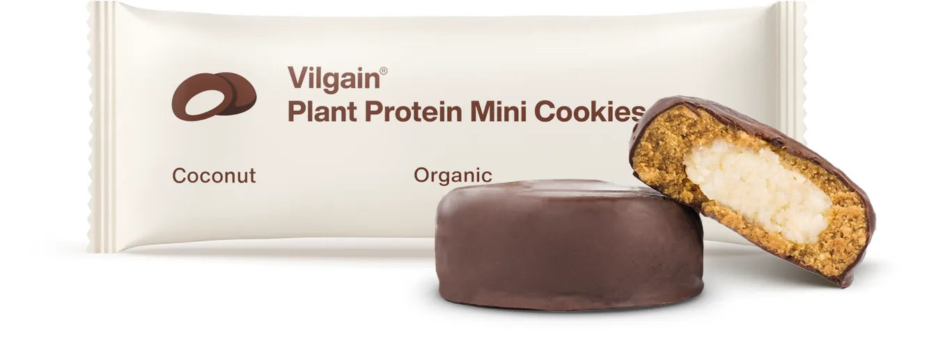 Vilgain Organic Plant Protein Mini Cookies 10x50g