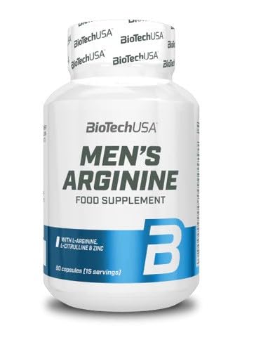 BioTechUSA Men's Arginine - 90 caps (EAN 5999076255566) - Vitamins & Minerals at MySupplementShop by BioTechUSA