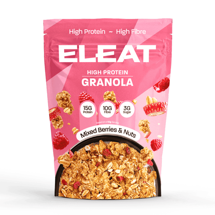 Eleat High Protein Granola – 15g Protein, Low Sugar, High Fibre Breakfast