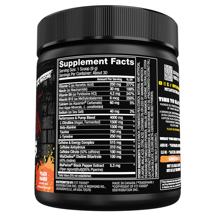 Mutant Madness 225g - 30 servings