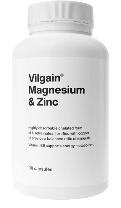 Vilgain Magnesium and Zinc 90 Capsules