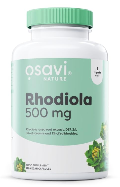 Osavi Rhodiola, 500mg - 120 vegan caps - Sports Nutrition at MySupplementShop by Osavi