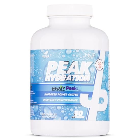 Peak Hydration - 180 caps - Health and Wellbeing at MySupplementShop by Trained by JP