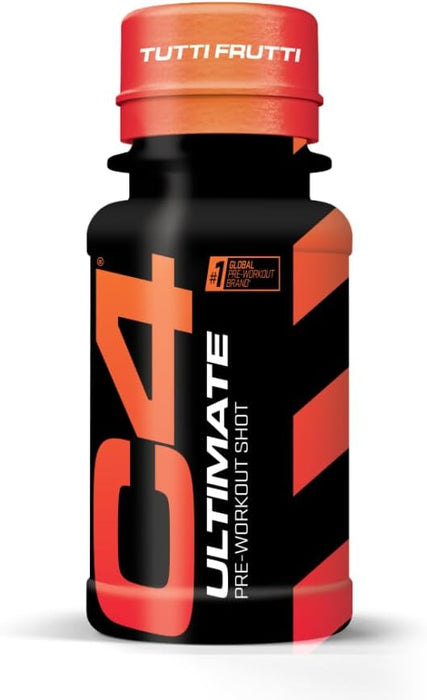 Cellucor C4 Ultimate Shot 12x60ml Tutti Frutti - Pre Workout at MySupplementShop by Cellucor