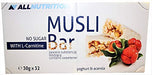 Allnutrition Muesli Bar + L-Carnitine, Yoghurt & Acerola - 32 bars - Combination Multivitamins & Minerals at MySupplementShop by Allnutrition