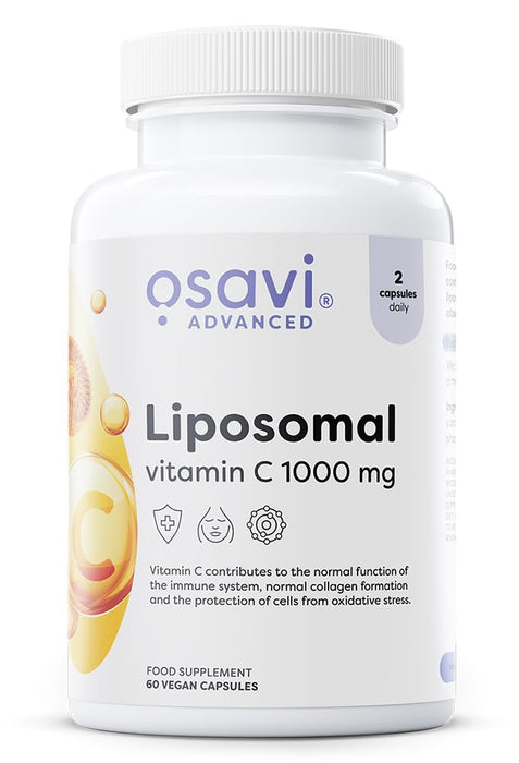 Liposomal Vitamin C, 1000mg - 60 vcaps - Health and Wellbeing at MySupplementShop by Osavi