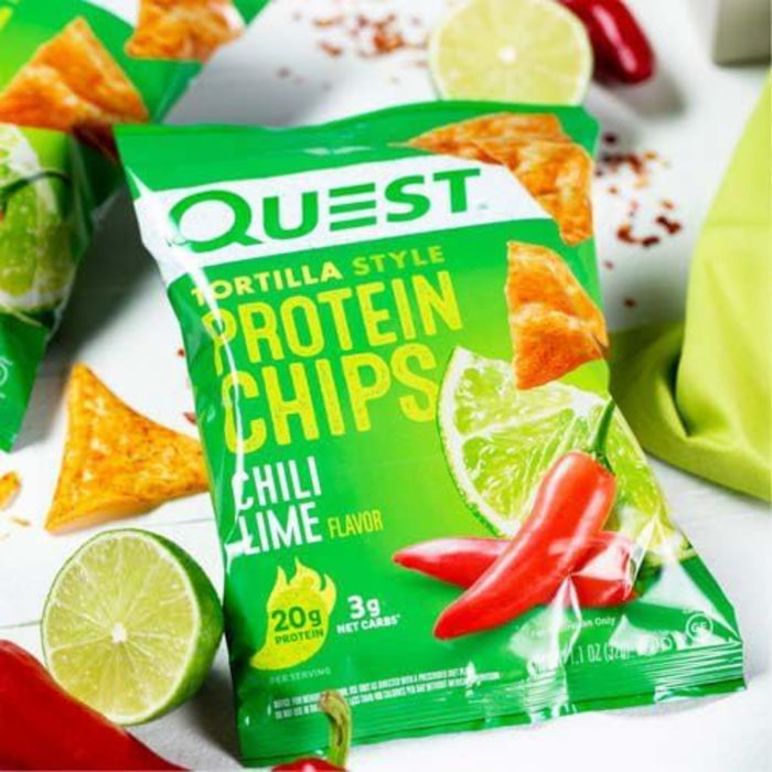 Quest Protein Chips 8 X 32g – High-Protein, Low-Carb Crunch | 19g Protein Per Serving