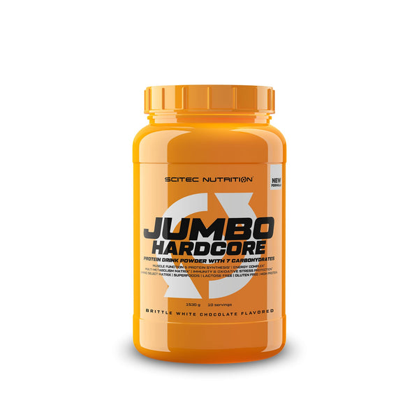 SciTec Jumbo Hardcore - 1530 grams - Brittle White Chocolate - Weight Gainers & Carbs at MySupplementShop by SciTec