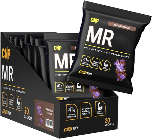 CNP Professional MR, High Protein Complete Meal Replacement Shake Powder 72g x 20 Sachets - Chocolate - Meal Replacement Shake Powder at MySupplementShop by CNP Professional