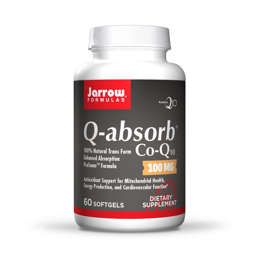 Jarrow Formulas Q-absorb, 100mg - 60 softgels - Health and Wellbeing at MySupplementShop by Jarrow Formulas