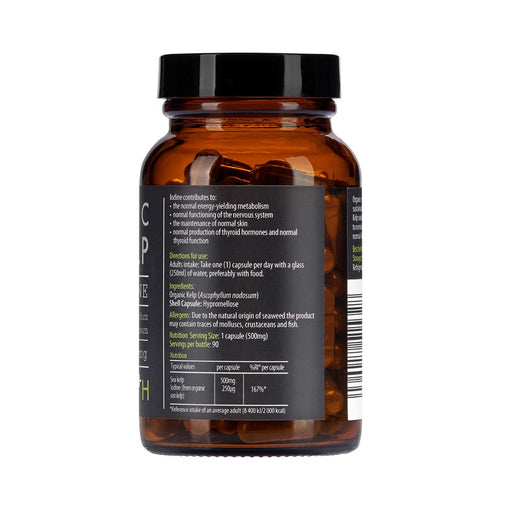 KIKI Health Sea Kelp Organic, 500mg - 90 caps - Health and Wellbeing at MySupplementShop by KIKI Health