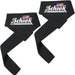 Schiek 1000LLS - Leather Lifting Straps - Black - Lifting Straps at MySupplementShop by Schiek Sports