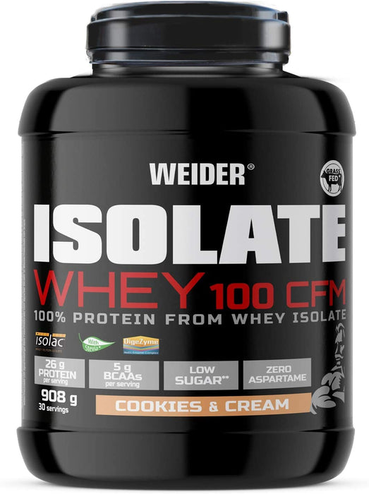 Weider Nutrition Isolate Whey 100 CFM 908g - Whey Proteins at MySupplementShop by Weider