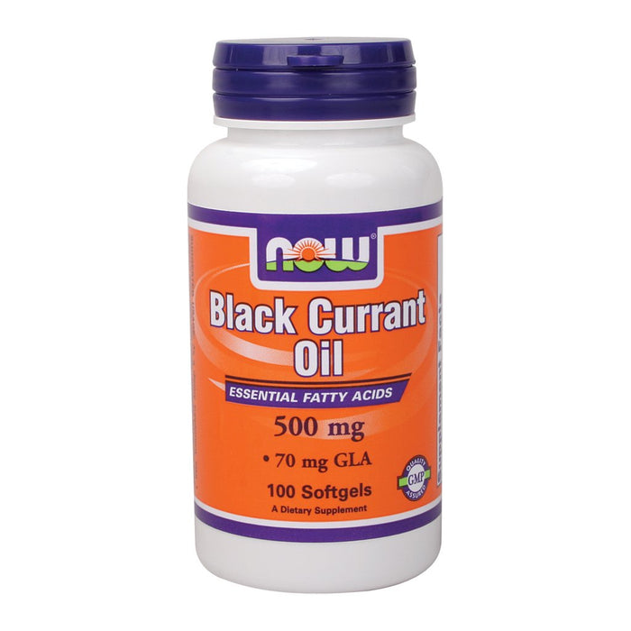 NOW Foods Black Currant Oil, 500mg - 100 softgels - Health and Wellbeing at MySupplementShop by NOW Foods