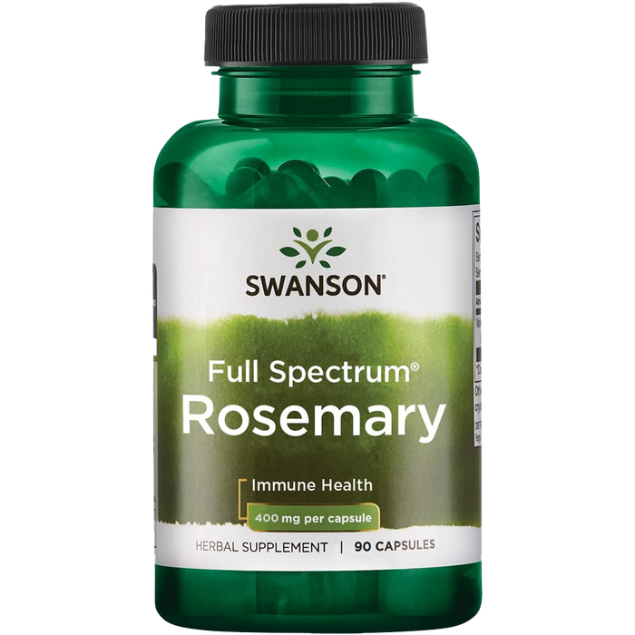 Swanson Full Spectrum Rosemary 400 mg 90 Caps