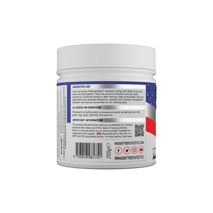 Hydration - 255g - Recovery & Hydration Drinks at MySupplementShop by Naughty Boy