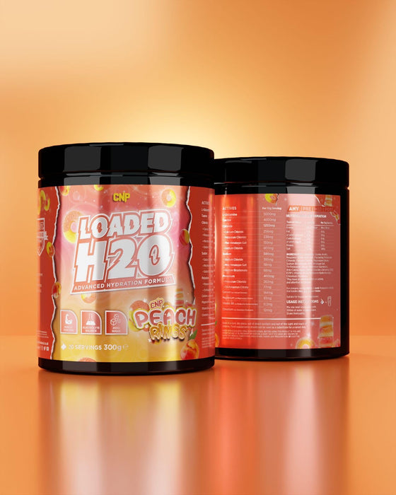 CNP Loaded H2O, Peach Rings 300g - Electrolyte Replacements at MySupplementShop by CNP