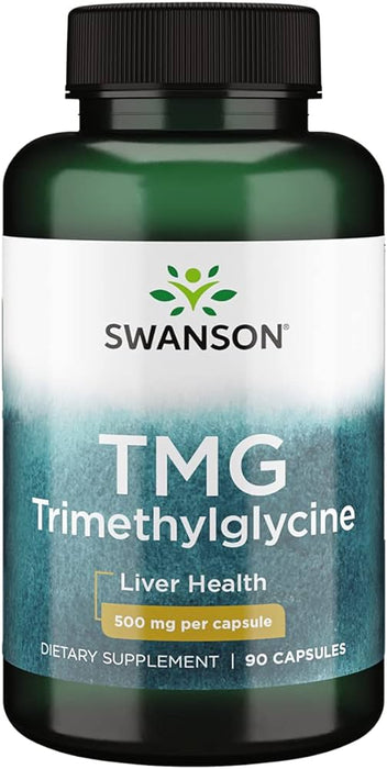 Swanson TMG (Trimethylglycine), 500mg - 90 caps - Special Formula at MySupplementShop by Swanson