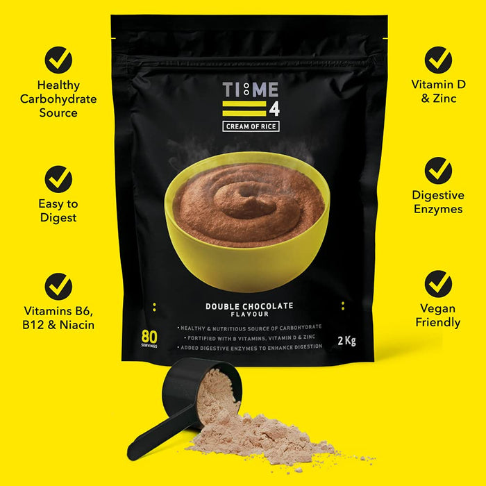 Time 4 Cream of Rice 2kg Bag - Carbohydrate Control Supplements at MySupplementShop by Time 4 Nutrition