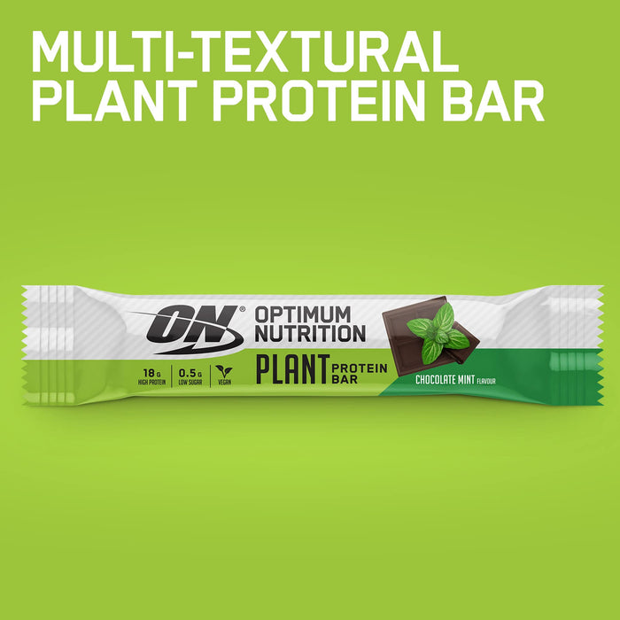 Optimum Nutrition Plant Protein Bar 12 x 60g - Protein Bars at MySupplementShop by Optimum Nutrition