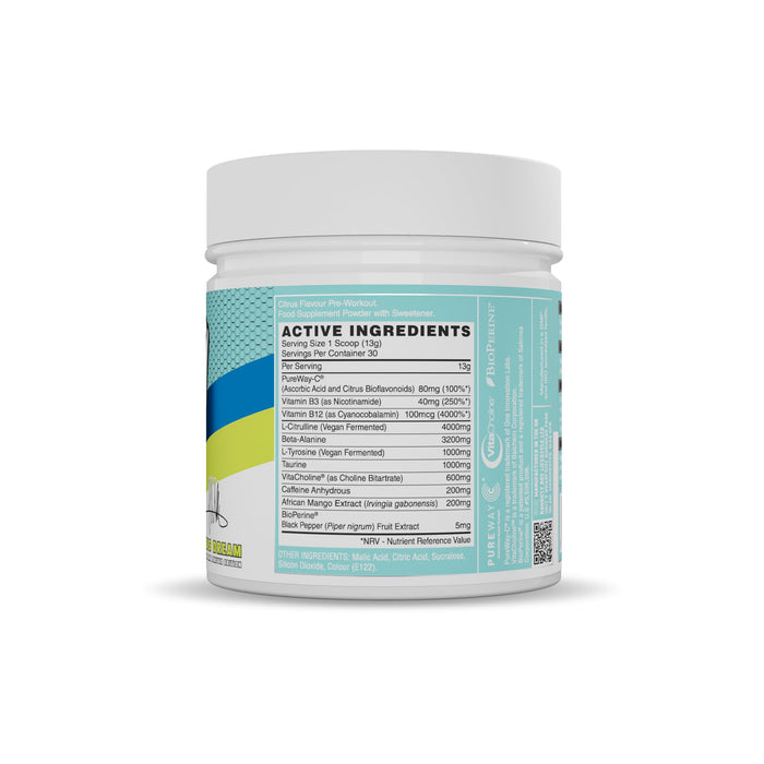 Naughty Boy Energy 390g Citrus Dream - Beta-Alanine at MySupplementShop by Naughty Boy