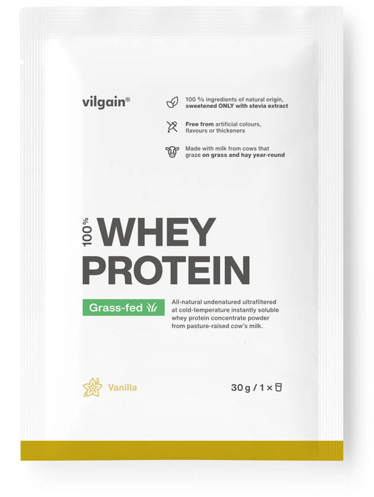 Vilgain Grass-Fed Whey Protein - Single Serve Tester Sachet (30g)