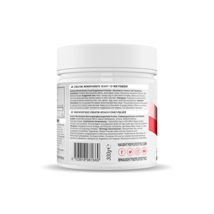 Creatine - 300g - Creatine at MySupplementShop by Naughty Boy