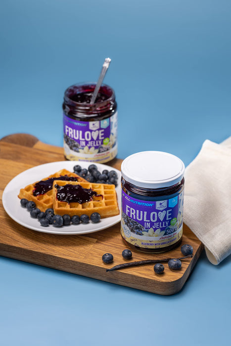 Allnutrition Frulove In Jelly, Blueberry with Vanilla - 500g - Jams & Preserves at MySupplementShop by Allnutrition