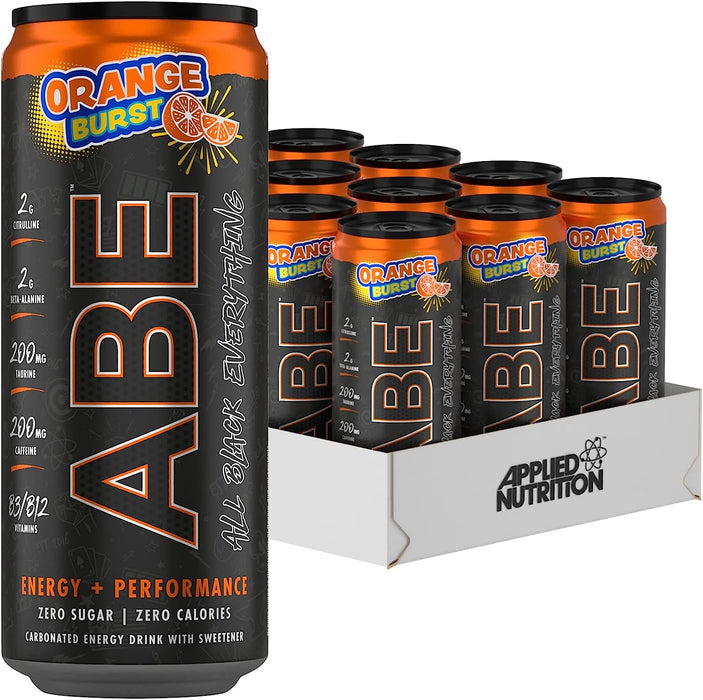 Applied Nutrition ABE Pre Workout Cans 12 x 330ml - Supplements at MySupplementShop by Applied Nutrition