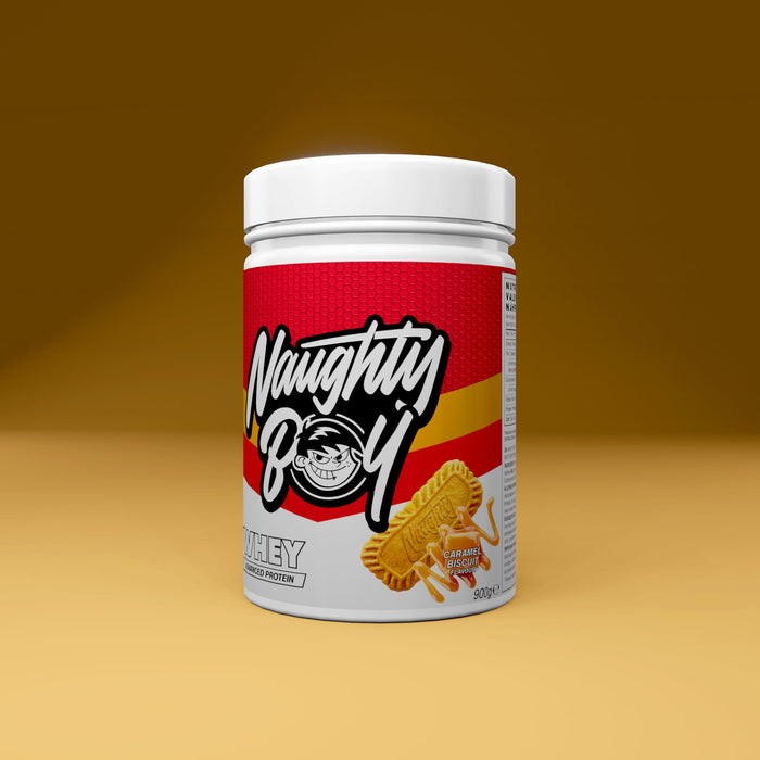 Naughty Boy Advanced Whey, Caramel Biscuit - 900g - Whey Proteins at MySupplementShop by Naughty Boy