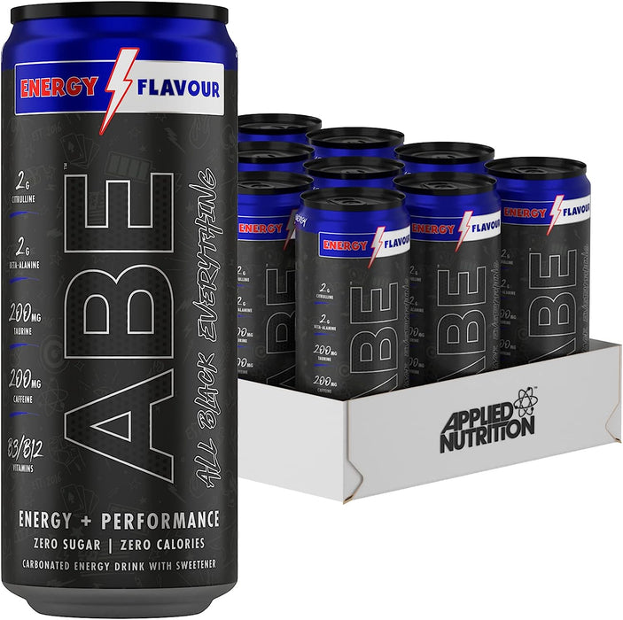 Applied Nutrition ABE Pre Workout Cans 12 x 330ml - Energy - Supplements at MySupplementShop by Applied Nutrition