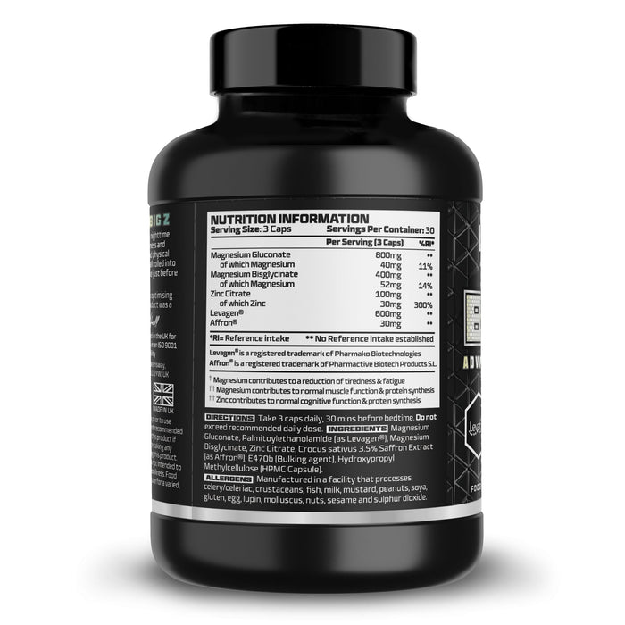 Beast Pharm Big Z Advanced Nighttime Formula 90 Cap - Mineral Supplement at MySupplementShop by Beast Pharm