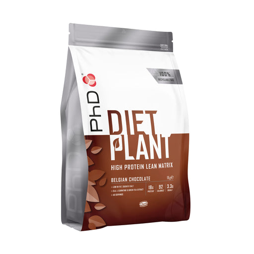 PhD Diet Plant, Belgian Chocolate 1000g - Protein at MySupplementShop by PhD