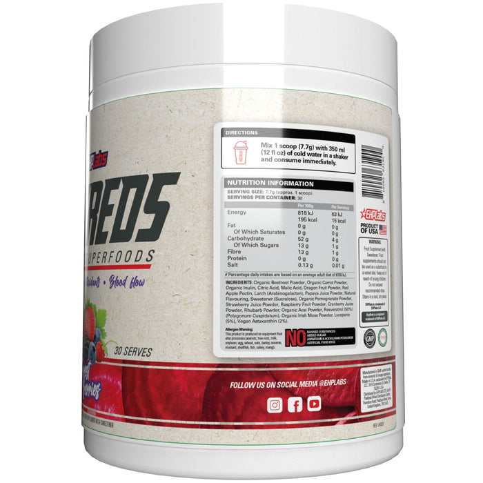 EHP Labs OxyReds 30 Servings - Combination Multivitamins & Minerals at MySupplementShop by EHP Labs