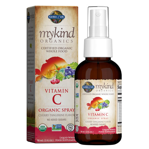 Garden of Life Mykind Organics Vitamin C Organic Spray, Cherry-Tangerine - 58 ml. - Vitamins & Minerals at MySupplementShop by Garden of Life