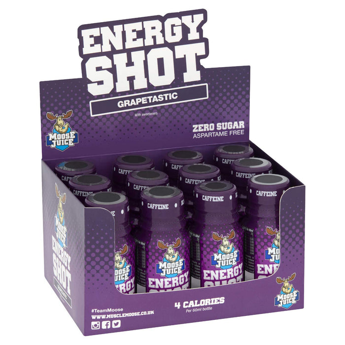 Muscle Moose Moose Juice Energy Shot 12x60ml - Energy Drinks at MySupplementShop by Muscle Moose