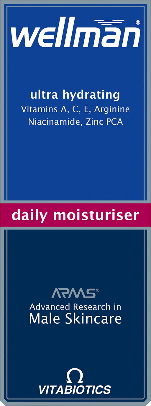 Vitabiotics Wellman Daily Moisturiser - 50ml - Skin at MySupplementShop by Vitabiotics