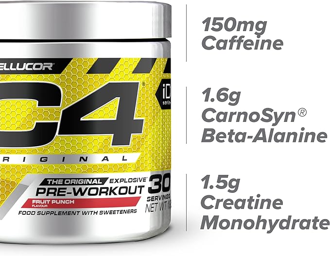 Cellucor C4® Original Pre Workout Powder 30 Servings - Pre Workout at MySupplementShop by Cellucor C4