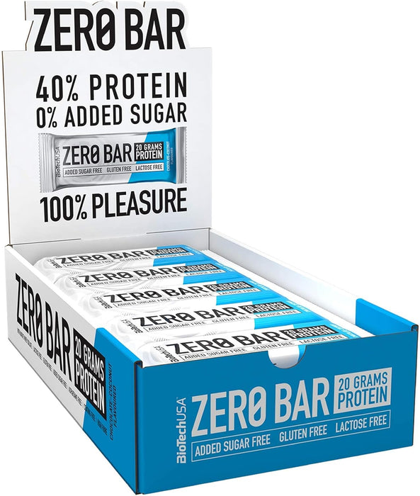 BioTechUSA Zero Bar - Choose Your Flavour 20 x 50g