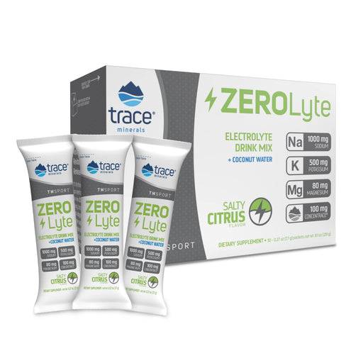 ZEROLyte, Salty Citrus - 30 packets - Health and Wellbeing at MySupplementShop by Trace Minerals