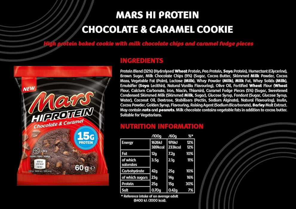 Mars Protein Cookie 12x60g - Protein Cookie at MySupplementShop by Mars