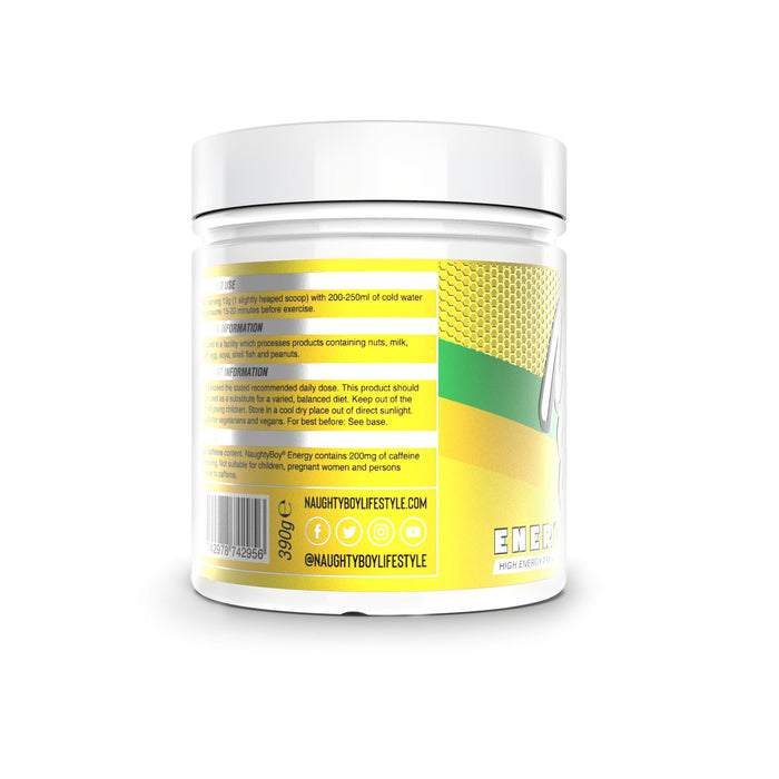 Naughty Boy Energy 390g Pineapple Crush - Pre & Post Workout at MySupplementShop by Naughty Boy