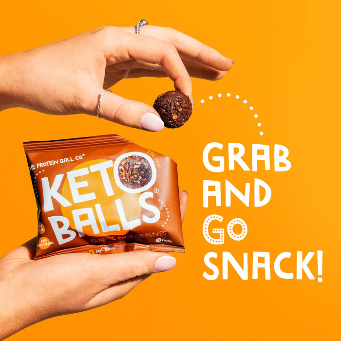 The Protein Ball Co Keto Ball Snack 20x25g - High Protein at MySupplementShop by THE PROTEIN BALL CO