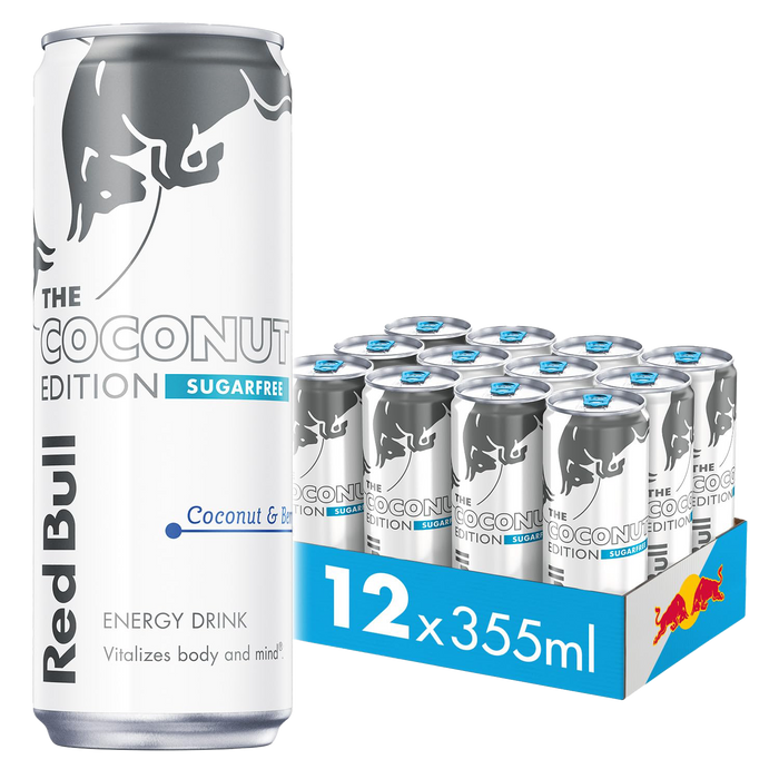 Red Bull Coconut Edition Sugar Free 12x355ml