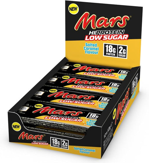 Mars Hi Protein Low Sugar Protein Bar 12 x 55g Salted Caramel - Protein Bar at MySupplementShop by Mars